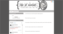 Desktop Screenshot of outofcontextquotes.com