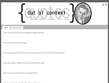 Tablet Screenshot of outofcontextquotes.com